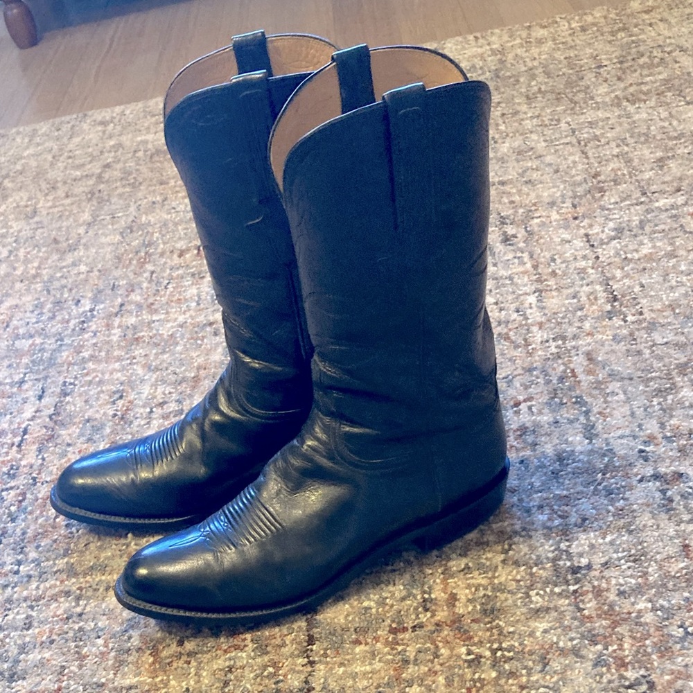 Lucchese Baby Buffalo Western Boots 13m